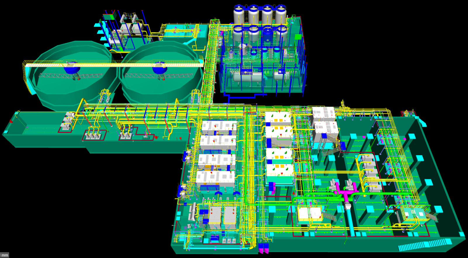 S-OIL Wastewater Treatment 3D Model