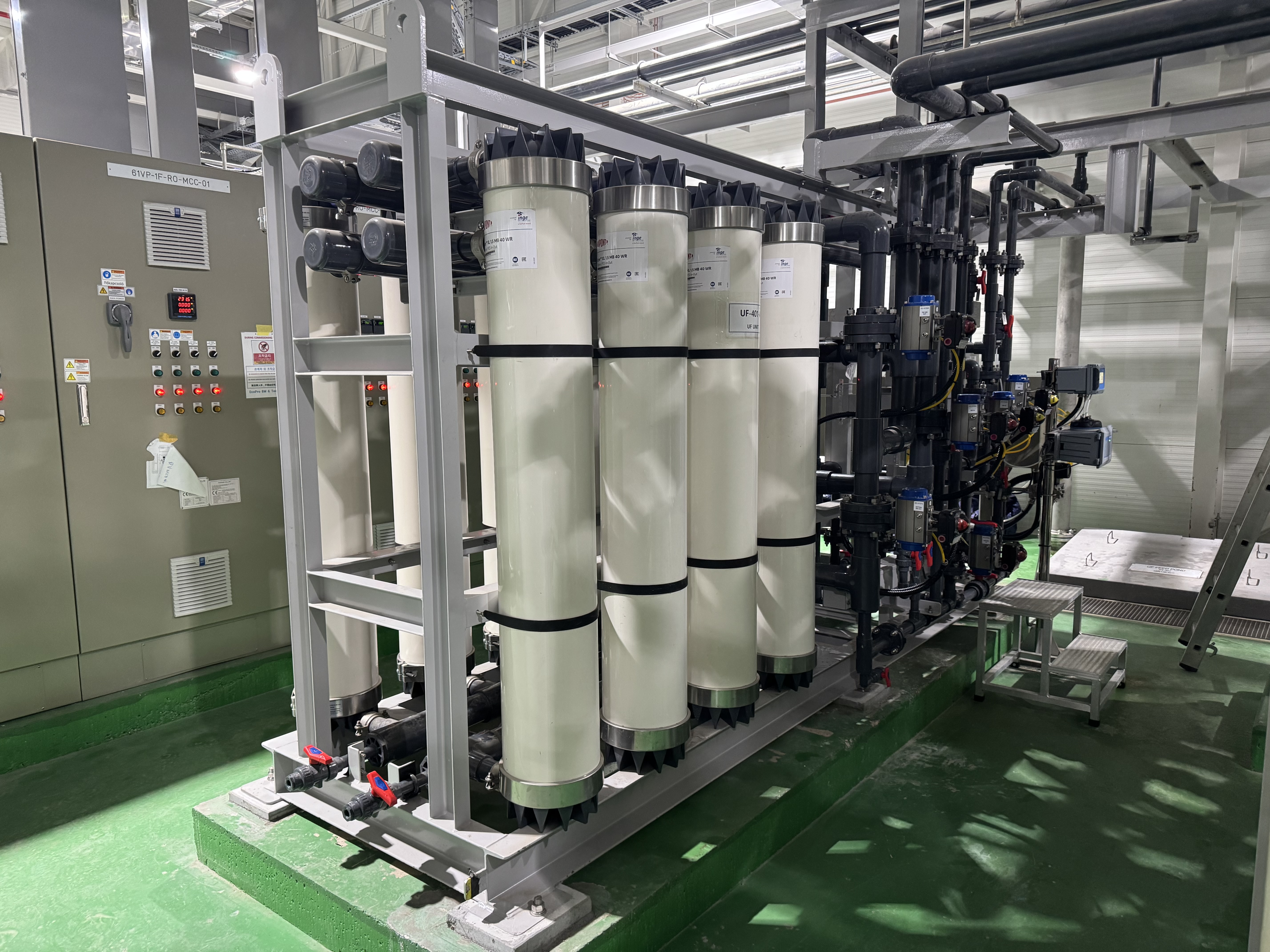 EcoPro Hungary Non-Process Low-Concentration Lithium Wastewater Treatment (UF + RO) 사진 3